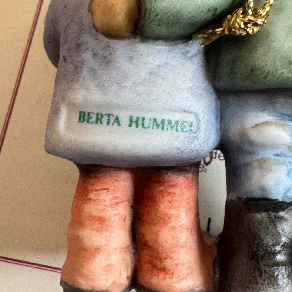 Berta Hummel Heavenly Trio Christmas Ornament Ashton-Drake Studio Hummel 1997